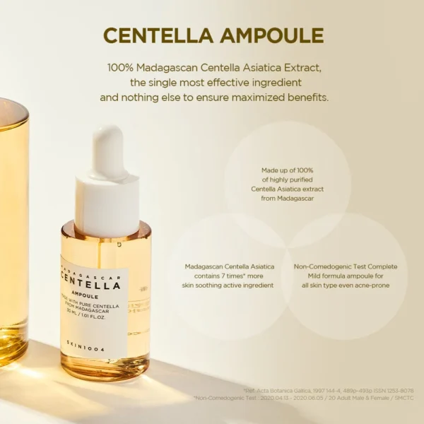 KIT DES 4 AMPOULES à LA CENTELLA SKIN1004